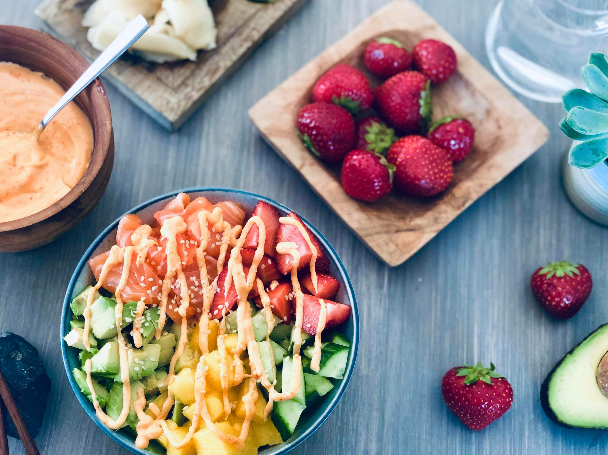 Fruity sushibowl